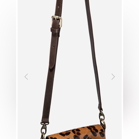 Johnny Was Leopard Crossbody Satchel - Picture 9 of 9
